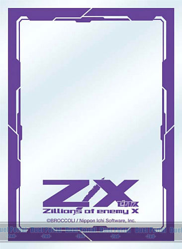 キャラクタースリーブプロテクター【世界の文様】　Z/X -Zillions of enemy X-「黒の世界」