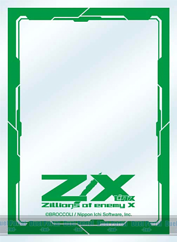 キャラクタースリーブプロテクター【世界の文様】　Z/X -Zillions of enemy X-「緑の世界」