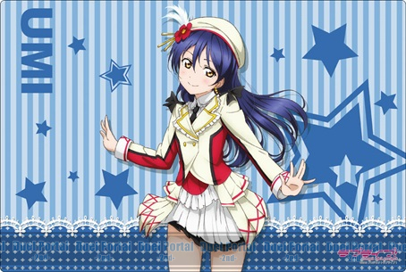ブシロード ケース付きラバーマット Vol.3　ラブライブ！『園田 海未』