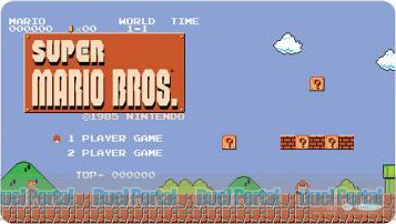 スーパーマリオ プレイマット  スタート画面