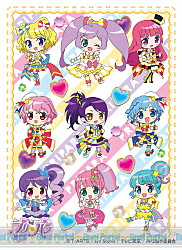 3年目にはいってますます好調のアニメ プリパラ より かわいいチーム集合柄のカードスリーブ登場 Duelportal