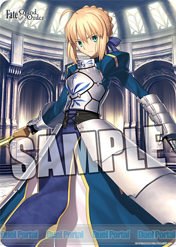 キャラクター万能ラバーマット　Fate/Grand Order「セイバー／アルトリア・ペンドラゴン」