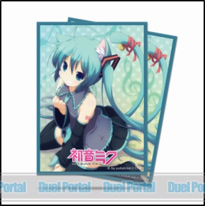 ウルトラプロ　通常サイズカード用デッキプロテクター 初音ミク/猫耳