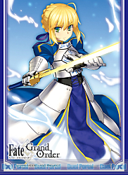 きゃらスリーブコレクション マットシリーズ Fate/Grand Order セイバー／アルトリア・ペンドラゴン（イラスト：無望菜志）