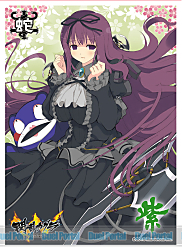 キャラクタースリーブ 閃乱カグラ ESTIVAL VERSUS  -少女達の選択- 紫(EN-407)